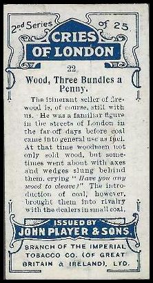 1916 Player Cries of London